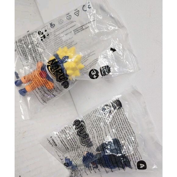 Burger King Naruto Fast Food Premium Toys Lot Of 2 Sasuke Uchiha Naruto - Picture 8 of 8